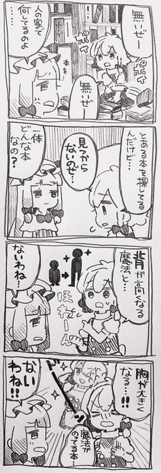 魔理沙ちゃんとパチュリーさんと探し物 