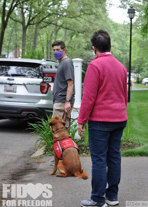 FidosforFreedom's tweet photo. Quaran-Team Ryan and Griff were training hard this beautiful weekend!
#servicedogteam #servicedog Griff #workingtogether #partners https://t.co/MIcBuwSVzQ