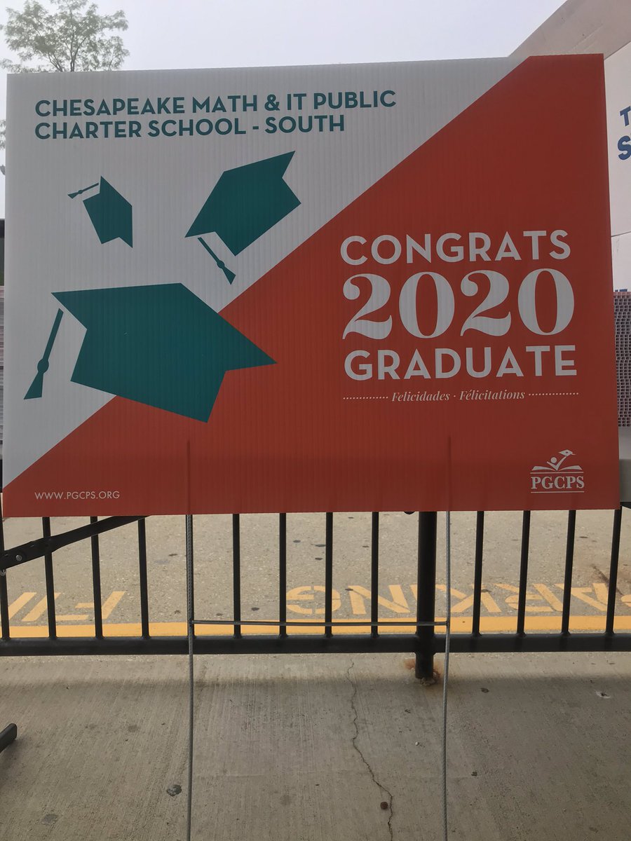 Really excited 🙌🙌🤗🤗to see our seniors today as they pick up their packages. Thank <a href="/pgcps/">PGCPS</a> for the yard signs.🙏🏽 @CharterPgcps <a href="/CMITSouthSGA/">CMIT-South HS SGA</a> <a href="/CLF_PR/">CLFPublicRelations</a>