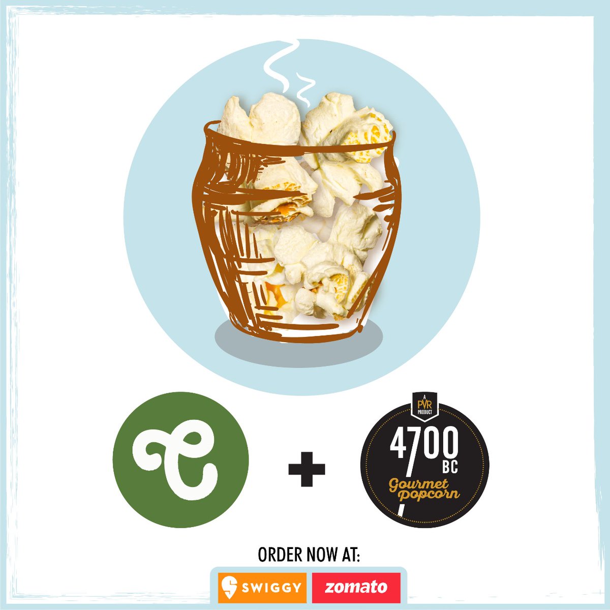 4700BC_'s tweet photo. For a popping chai combo! ๐ฟโ #LockAndPop #GourmetPopcorn #4700BC #Lockdown https://t.co/66yotzPhWw