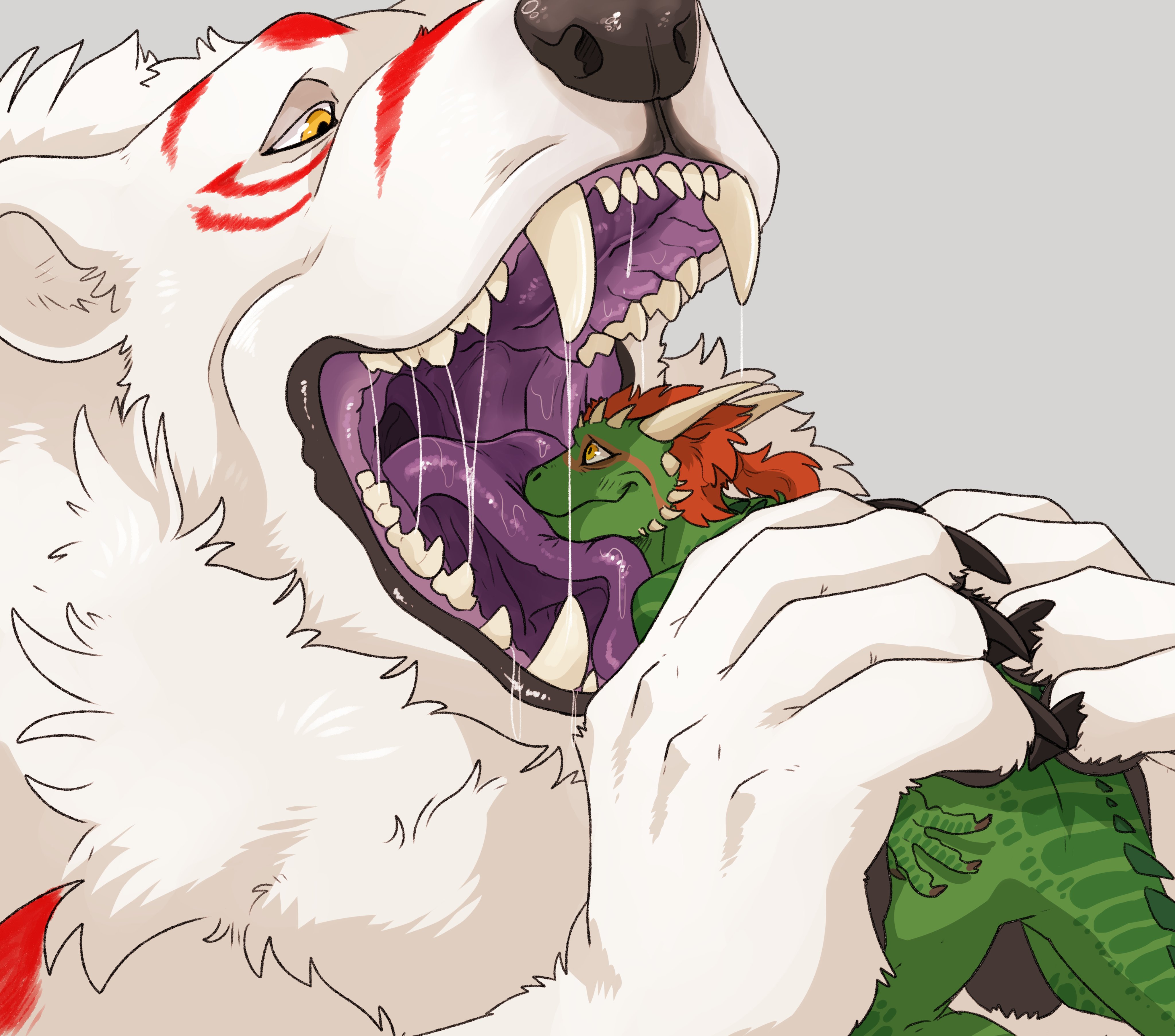 Фурри Vore animation