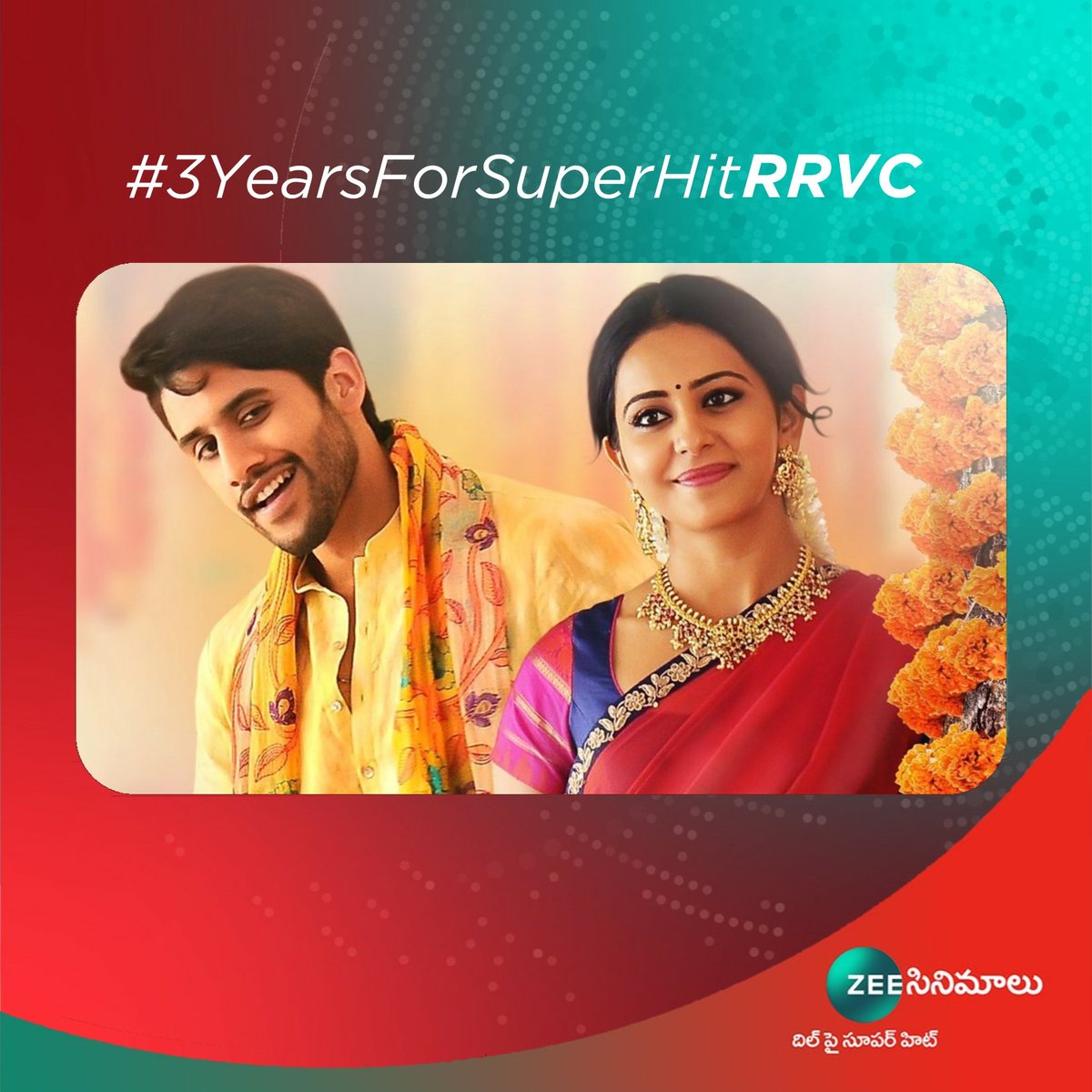 zeecinemalu's tweet photo. 3 years for chay's super hit #RRVC
@chay_akkineni, @Rakulpreet @ThisIsDSP #RarandoiVedukaChuddam @AnnapurnaStdios @kalyankrishna_k #3YearsForSuperHitRRVC https://t.co/Uqm9DxYUc8