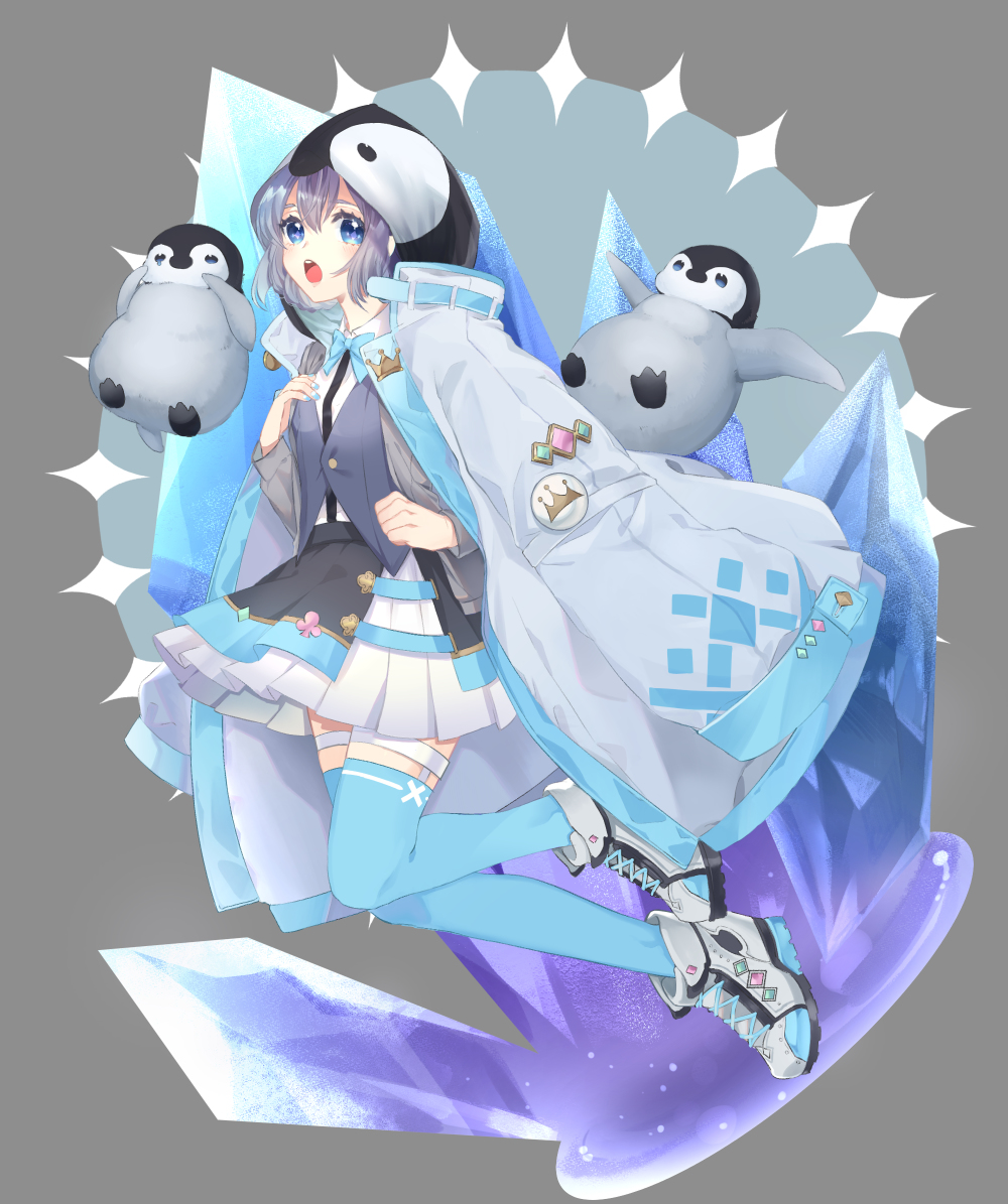 mitumusi000's tweet photo. 子皇帝ペンギン擬人化 #オリジナル #女の子 #ペンギン #創作 https://t.co/QqDJrD8R10 https://t.co/zEaJWFMw5m