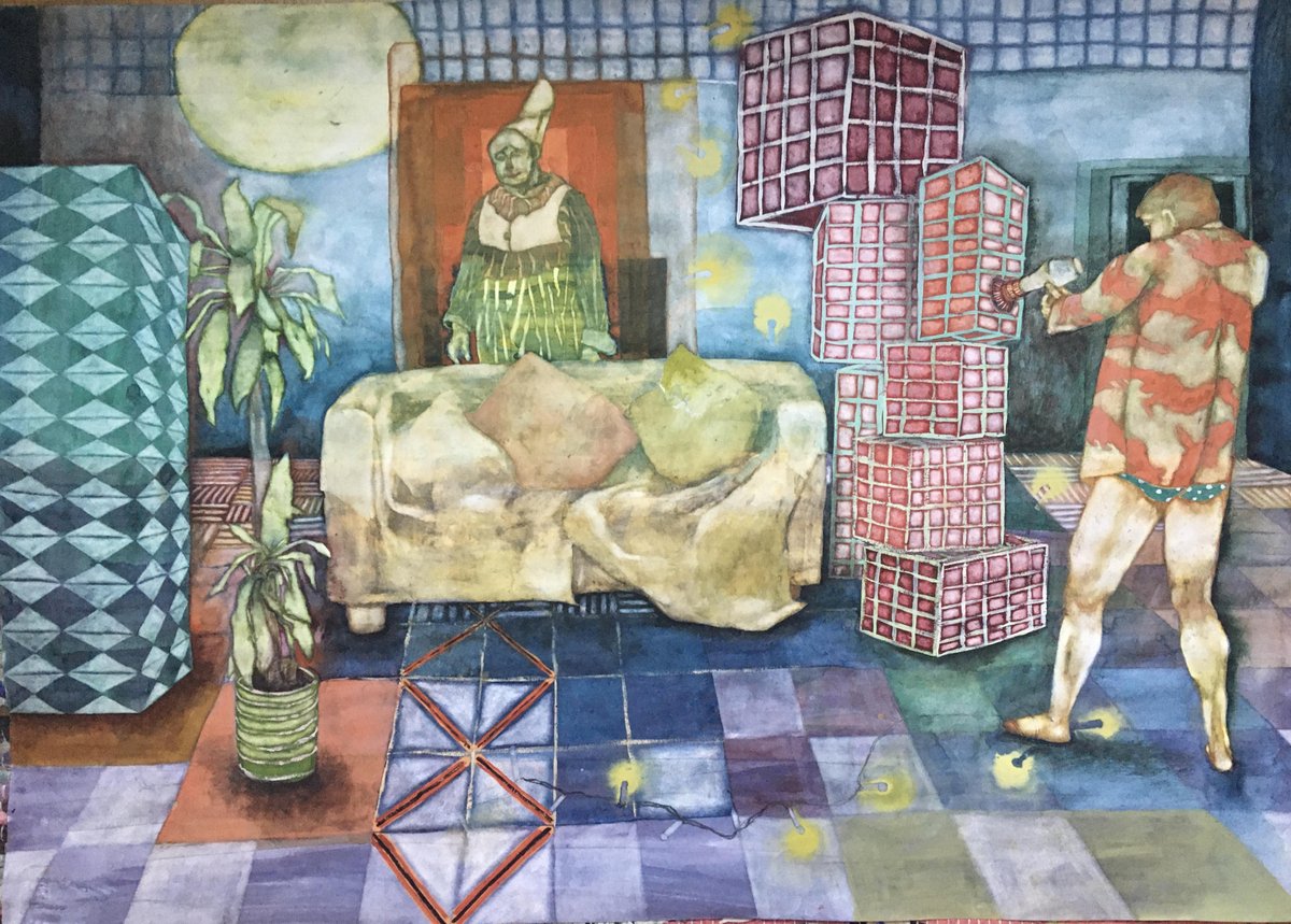 Here are Jessica Hyne’s favourite bits of art from the theme of ‘fantasy’ in  #GraysonsArtClub.Artists: Annabelle Tim Hogben, Edmond Brooks Beckman and Leanne Jackson.  #GraysonPerry
