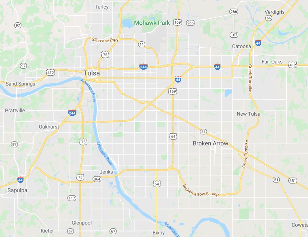 1/ When you look at the map of Tulsa what's missing? Admittedly it's a tough question. But if you guessed another highway, then ODOT has just the project for you.