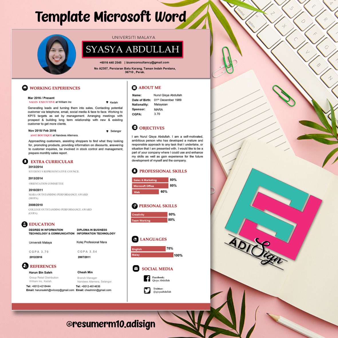 galaxyaadidi's tweet photo. #feedbackresume #feedbackresumerm10 #feedbackresumemurah #internship #practical #iium #kptm #kktm #ukm #uitm #unisel #uniza #msu #mara #ptptn #resumemurah #resumeintern #resumemurahmalaysia #resumetips #resumedesign #resumeservices #resumetemplate #resumewriting https://t.co/kyWE3ka9Au