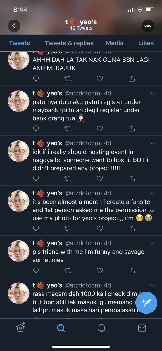 After scrolling through her feed and seeing a few suspicious tweets that can be related to Qiss. I saw a tweet saying that she had started a fansite around a month ago.