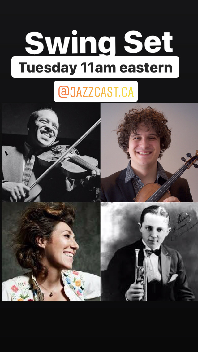 AlexPangman's tweet photo. Tuesday at 11am Eastern I spin Jazz violinists &amp; Bix Beiderbecke music &amp; tributes to &amp; about #bix on Swing Set on @JazzcastTO. I’ll play #stuffsmith @drewjurecka #marthawainwright #bixbeiderbecke @scottchantler #swingdj #hotjazz https://t.co/ua84xxyNjy