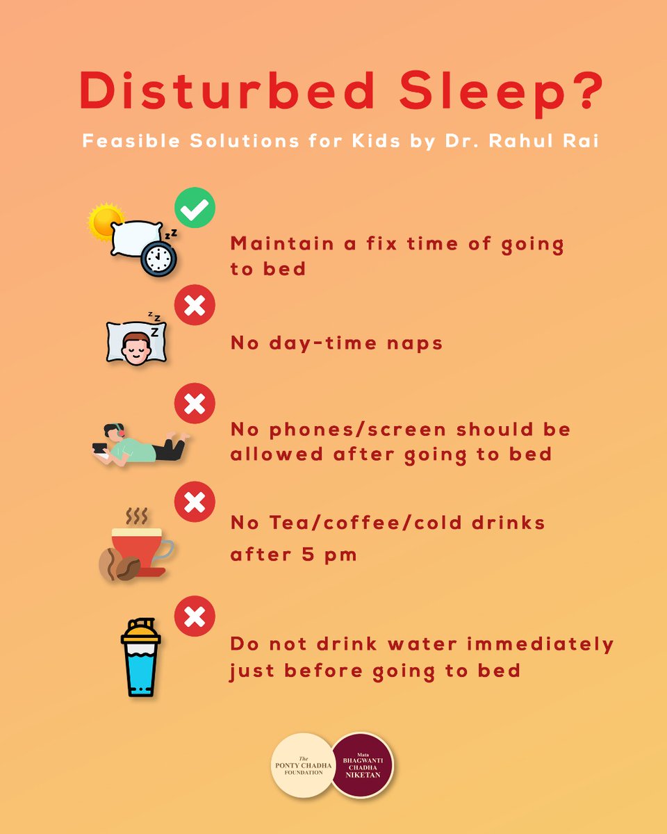 PCFIndia's tweet image. Sleep disturbance is a common problem among all especially during lockdown.
Dr. Rahul Rai sharing simple solutions for kids in which they just need to make some changes in their routines.
#sleepinghabits #lockdownroutine #bettersleep #getbettersleep #sleepdisorders  #pcf