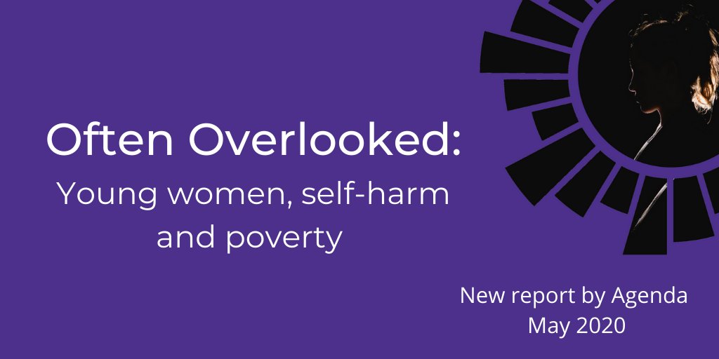 New research by @Agenda_alliance and @NatCen lays bare the connection between poverty and self-harm in young women and warns the economic effects of the pandemic could have long-term impacts on young women's mental health. Read more: bit.ly/3ggTRf5 #GirlsSpeak