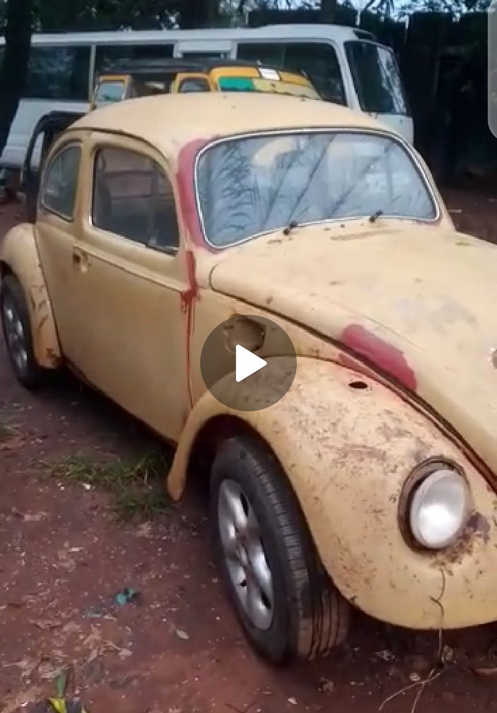 You know the popular and legendary beetle. First frame shows the state before restoration. Parts were 90% original from EBay and other US websites. The owner spent well over N1m+ in parts and let it go for N4m. Good bargain after all the stress if you ask me @akunnachux