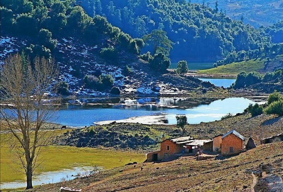 منظر ولا اروع لمنطقة تيكلمامين بخنيفرة