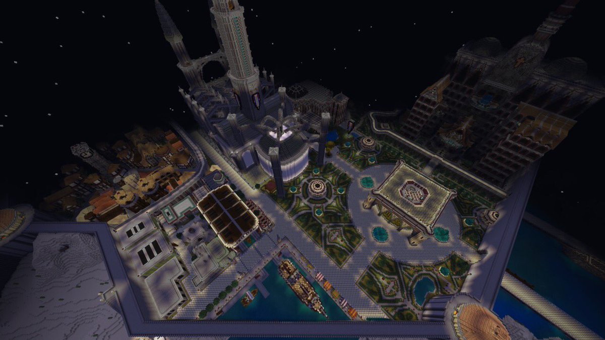 TheRoyalCity's tweet photo. 7 year build still being built to this day. Around 90% complete. My Gamertag on Xbox is: IDRD #OfficialMinecraftClub @Xbox @Minecraft https://t.co/0AGCuucMfE