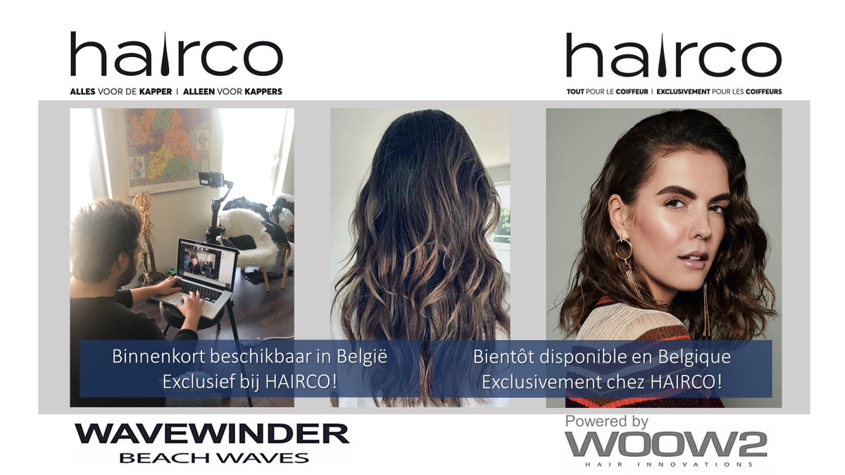 DrJDrooghaag's tweet photo. 🔵 We konnen onze vrienden by HAIRCO in Belgie niet bezoeken, dus hebben we ge#ZOOM'ed.
#BEACHESWAVES made by #WAVEWINDER, powered by @Woow2I 👍
Binnenkort beschikbaar 👉 https://t.co/obSyZGrIfb
#Hairstyle #Hairfashion #Fashion #Startup #Summer #Summerlook #Haircare #Hair https://t.co/urPDXmrtFK