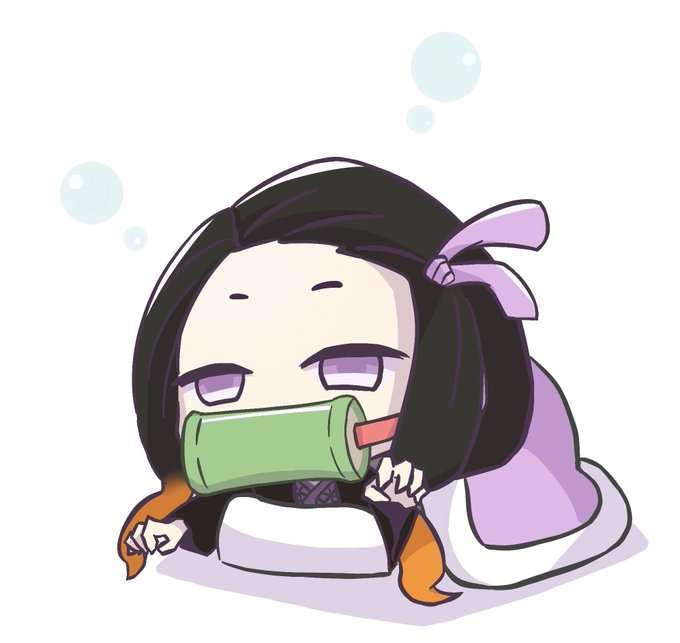 KuRO@イラスト全力修行中さんがTwitterに投稿した竈門禰豆子(鬼滅の刃)のイラスト。