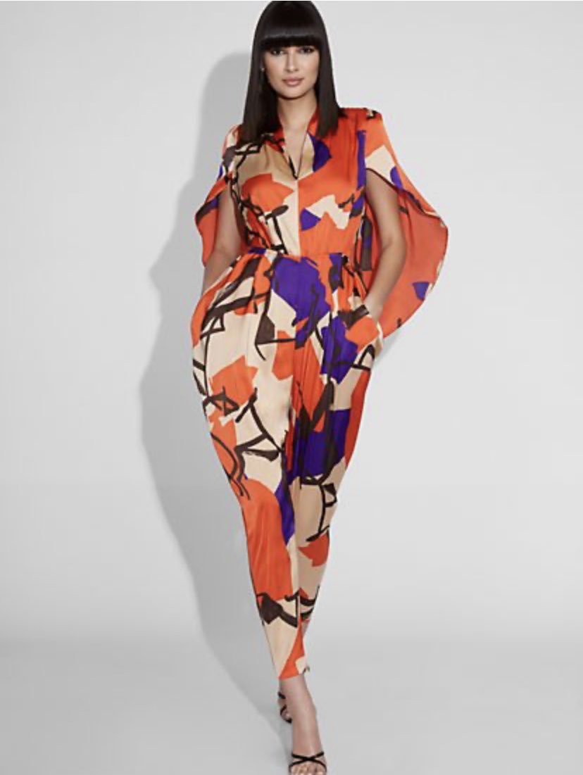 PhenomenalMAG's tweet photo. #IAmPMAGItemOfTheDay features the Caped V-Neck Jumpsuit by #GabrielleUnionCollection. Get it now for 50% off at $64.97, currently on sale @nyandcompany. https://t.co/NjNxDyNqnm
