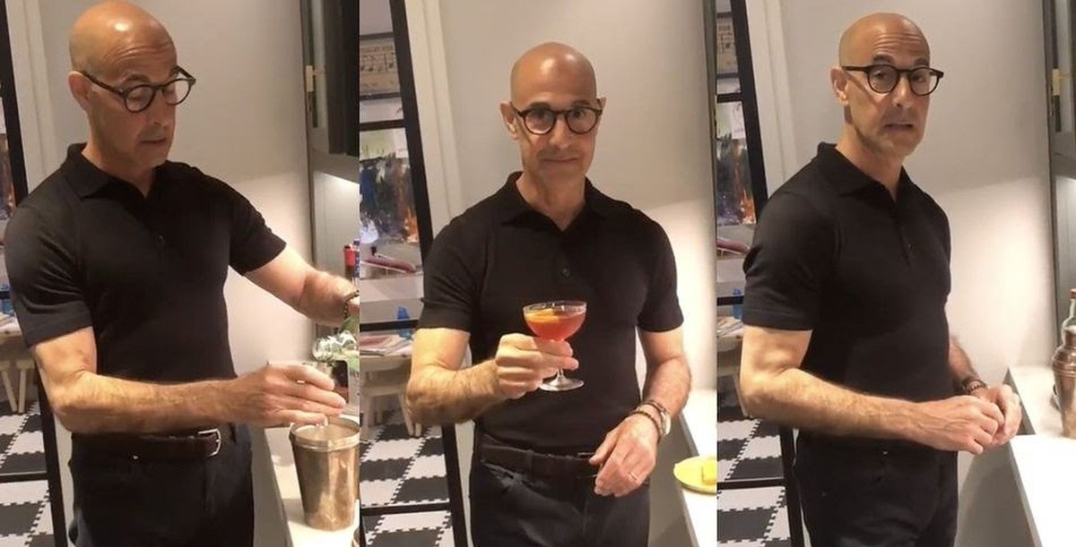 TheMarisPractic's tweet image. #LockdownInspiration: How about you host a cocktail-making evening? Gather friends together on Zoom &amp;amp; take inspiration fm @tucci_stanley &amp;amp; hone your sklls for your first cocktail party post-lockdown by getting to know your way around a Negroni or an Old Fashioned.