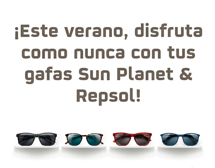 Seleccione Continental complejidad Repsol Alameda on Twitter: "VOLVER… a vernos, a reírnos, a juntarnos… ¡bajo  el mismo sol! 🌞 Disfruta de todos tus planes, con nuestra nueva línea de  gafas Sun Planet &amp; Repsol 😎