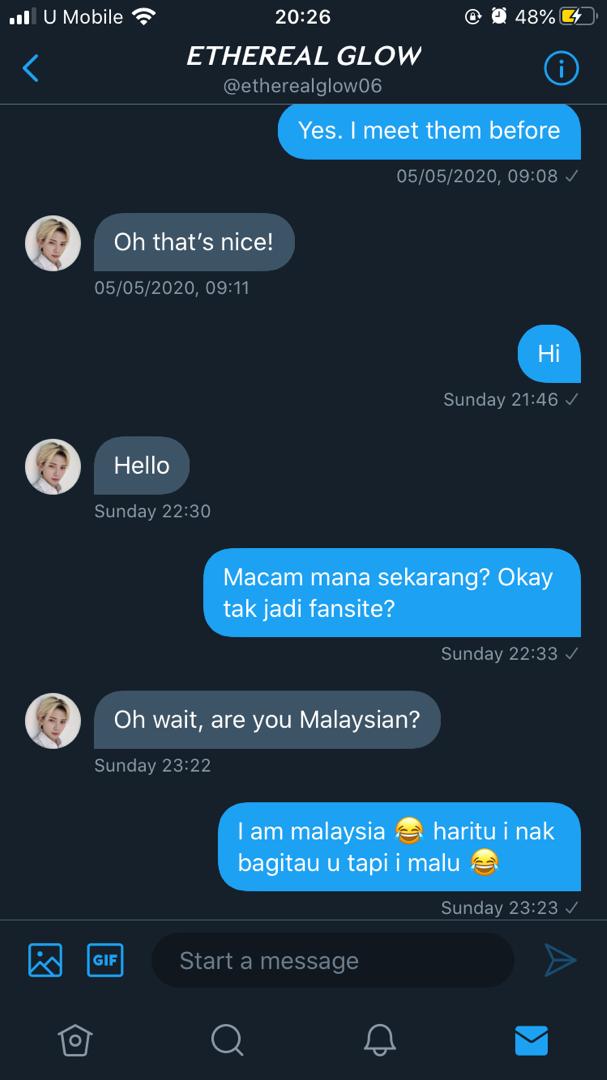 My friend then told Ethereal that she is from Malaysia too