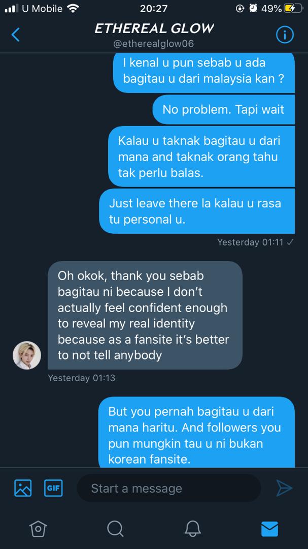 My friend continued the conversation with this “Zu” and suddenly “Zu” brought up the topic of Qistina Tijani and how her “innocent friend” ’s life got ruined because of malicious threads. Mind you, my friend didnt even ask about Qiss.(ss below)