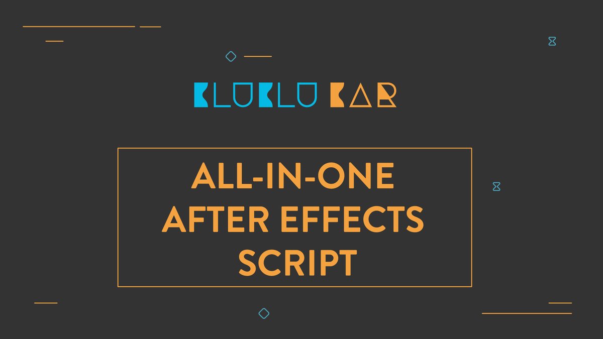 BluBluBar - All-In-One After Effects tool is coming to make your work easier. Stay tuned for more info!

#blublubar #aftereffects #blublustudios