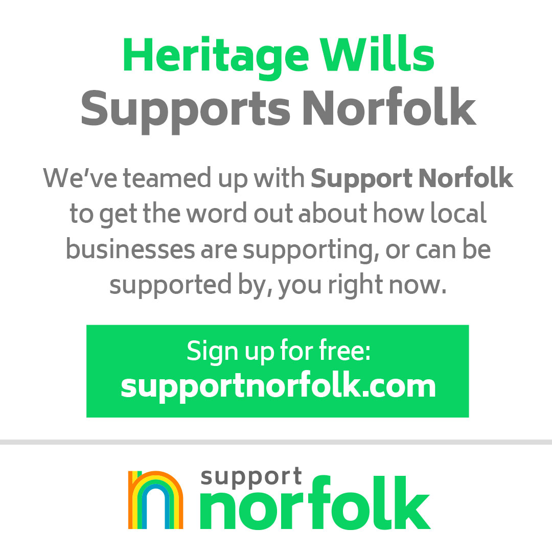 We are proud to be a part of Support Norfolk.  For more information on how we are supporting NHS frontline workers in Norfolk (and beyond) click here: supportnorfolk.com/heritage-wills/ #supportNorfolk #Norfolk #NHS
