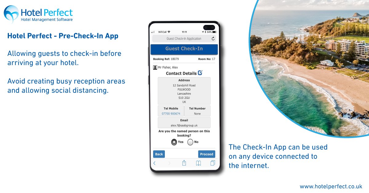 HotelPerfect's tweet photo. Go smart, go safe! by offering contactless services, like our Guest Check-in App your guest can check-in before their stay, interact with the hotel and staff with the Built-in guest services. https://t.co/MaADcomhiy #guestcheckin #hotelier #contactlesscheckin #MobileApp https://t.co/b8OlTd6gXv