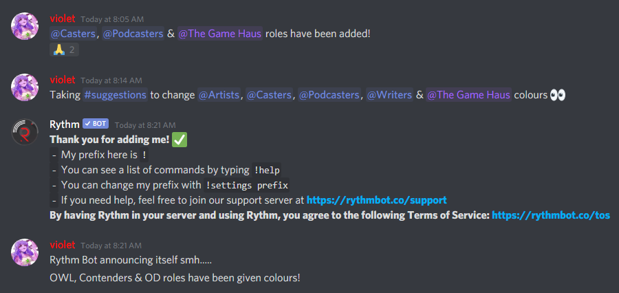 Outlaws Violet On Twitter Path To Content Discord Is