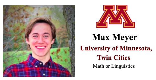TonkaWrites's tweet photo. Today's senior is Max Meyer. Max joined the WC in his sophomore year. From rocking the Scripps National Spelling Bee to winning WC Kahoots, Max has been an amazing coach. Max will be attending  the University of Minnesota, TC next year to study Math or Linguistics. Congrats Max! https://t.co/tA0nJ8VbFi