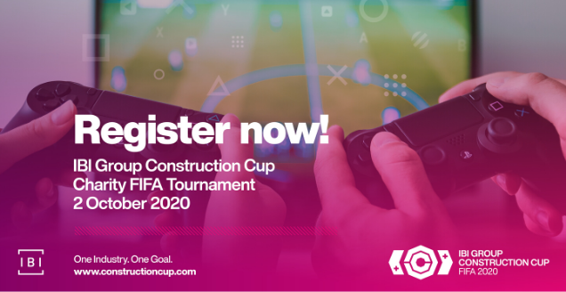 CRASHcharity's tweet photo. A BIG thank you to @IBIGroup for choosing to support CRASH at this year’s Construction Cup Charity FIFA Tournament - streaming on 2 Oct 2020! For all the info and to sign up your team, please visit: https://t.co/Anwm7nREyN @IBICup #IBICupFIFA https://t.co/jiq1vRmeWj