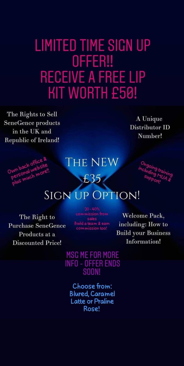 SPKByEmily's tweet photo. #JoinMe #workingfromhome #signup #opportunity #UKonly  #beyourownboss #commission #networkmarketing #DirectSelling #makeup #makeupaddict #makeupartist #teamwork #Number2TeamInUk #Only500distributorsInUk https://t.co/Cizp1bUFRF
Msg me today! 😊 #SPKbyemily https://t.co/n28WoL1wt2