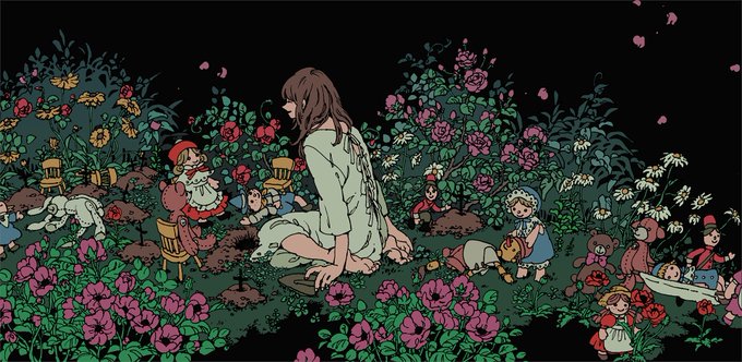 「人形 花」のTwitter画像/イラスト(古い順)