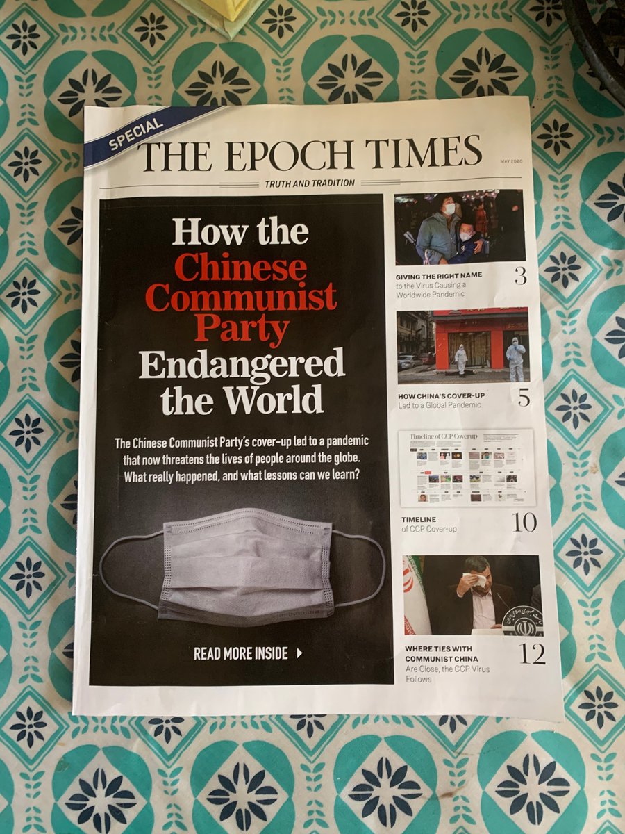 DYPKA's tweet image. Why is rightwing propaganda being posted through my parents door? Is this nationwide?  Look up Epoch Times and you’ll see it is a right wing supporter of Trumps administration. #epochtimes#lies#propaganda