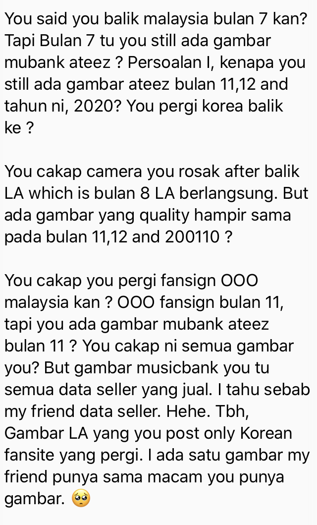 Also.. you stated that you’ve been using EOS RP since 2018. That camera launched in 2019 bub^^ Also, dates don’t match up? ( please refer picture below for the dates that my friend has stated as it’s a bit too long to type out. My friend sent that to EG, but she drafted it 1st)