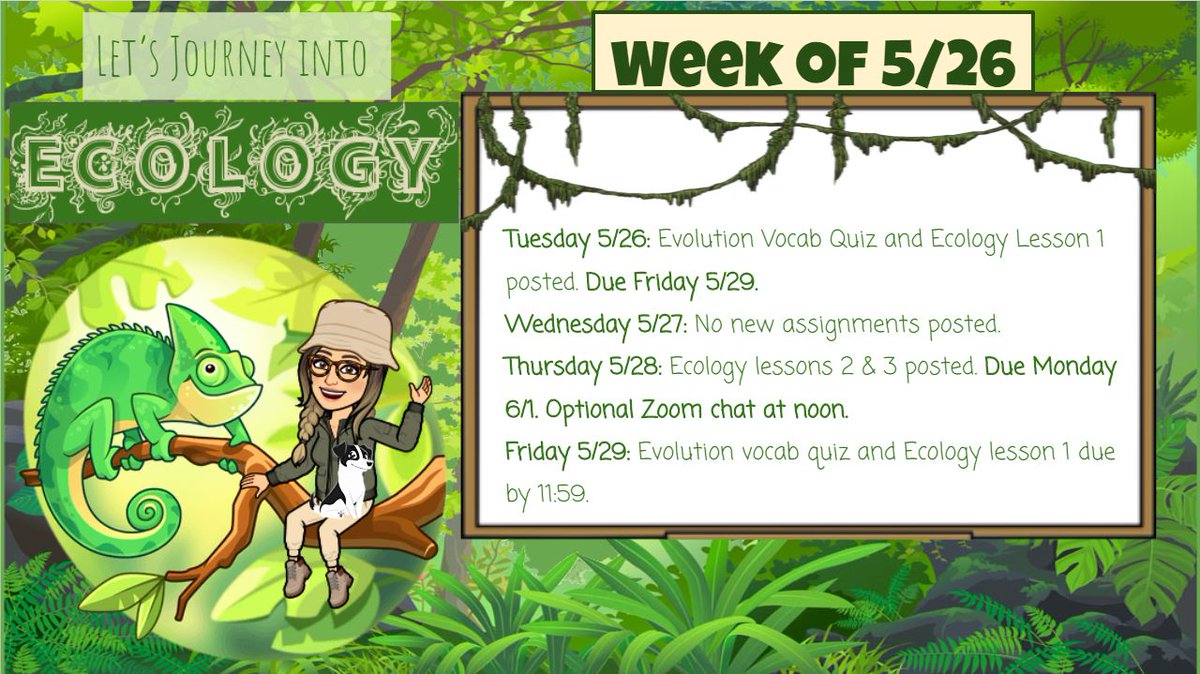 I think it's a great day to start a new unit...what about you? Let's explore ecology! I see a virtual field trip in our future...
#penndelcoproud #onlinelearning