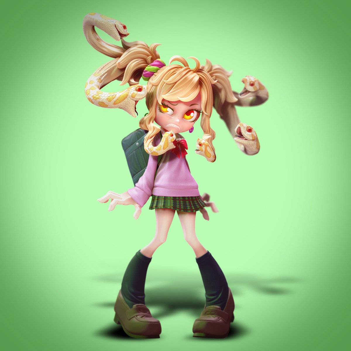 中村 3dcgゲーム系キャラモデラー 誰か優しい人が拡散してくれてフォロワーさんが増えるらしい クリーチャーやデフォルメ キャラクターが好物のゲーム系キャラモデラーです 今後はガレージキットにも手を伸ばしてきます どうぞよろしくお願いします