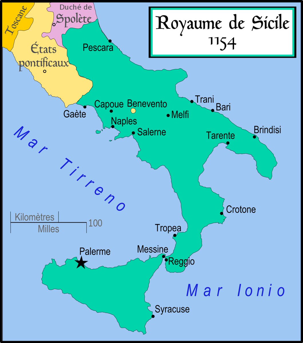 Sicile arabo-normande. Les Chrétiens, les Juifs et les Musulmans vivaient en paix en Sicile.