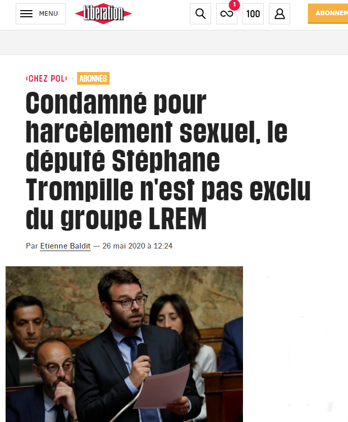 MrPropagande's tweet photo. Député LREM condamné pour harcèlement sexuel ➡️ on garde.
Députée LREM qui exprime un désaccord avec le gouvernement ➡️ on vire. https://t.co/5uyVzYRWo3