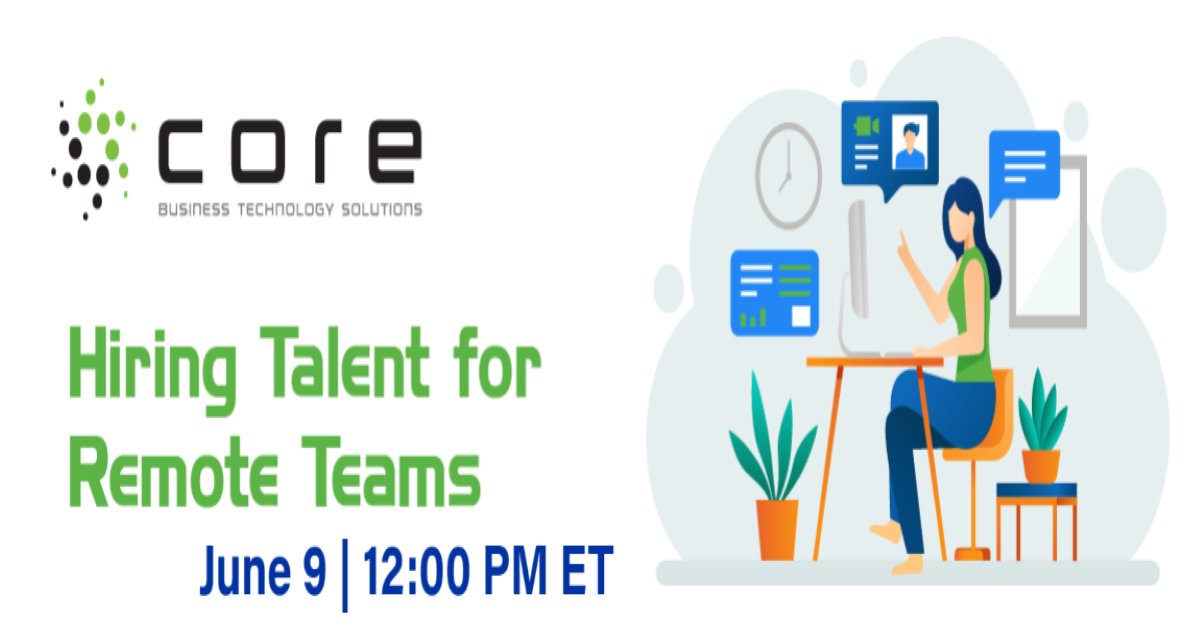NRINorthAmerica's tweet photo. Join us on June 9th to learn how #recruiting talent is changing when it comes to hiring new staff and how working with a team like @CoreBTS can put your organization in the right position for choosing the right candidates!

https://t.co/NBkSIjwS6E https://t.co/1yoj9Vwdih