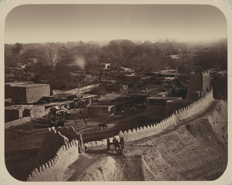 Market Square of  #Khujand in 1860s.