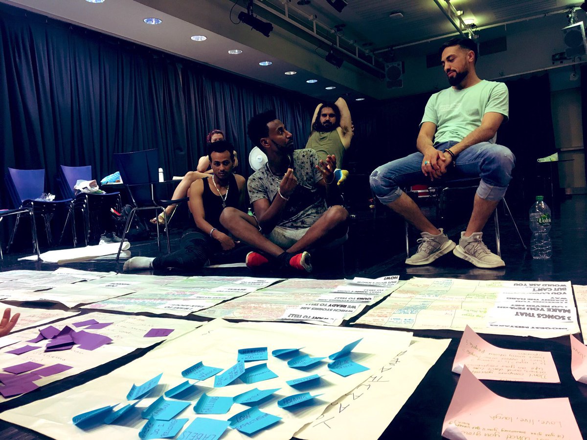 ARTIST WORKSHOPWe’re putting on a workshop for emerging / early-career artists interested in making autobiographical work. We’ll be reflecting on how we work, how our creative process has evolved and the learnings we’ve had.  #RefugeeWeek 7/8