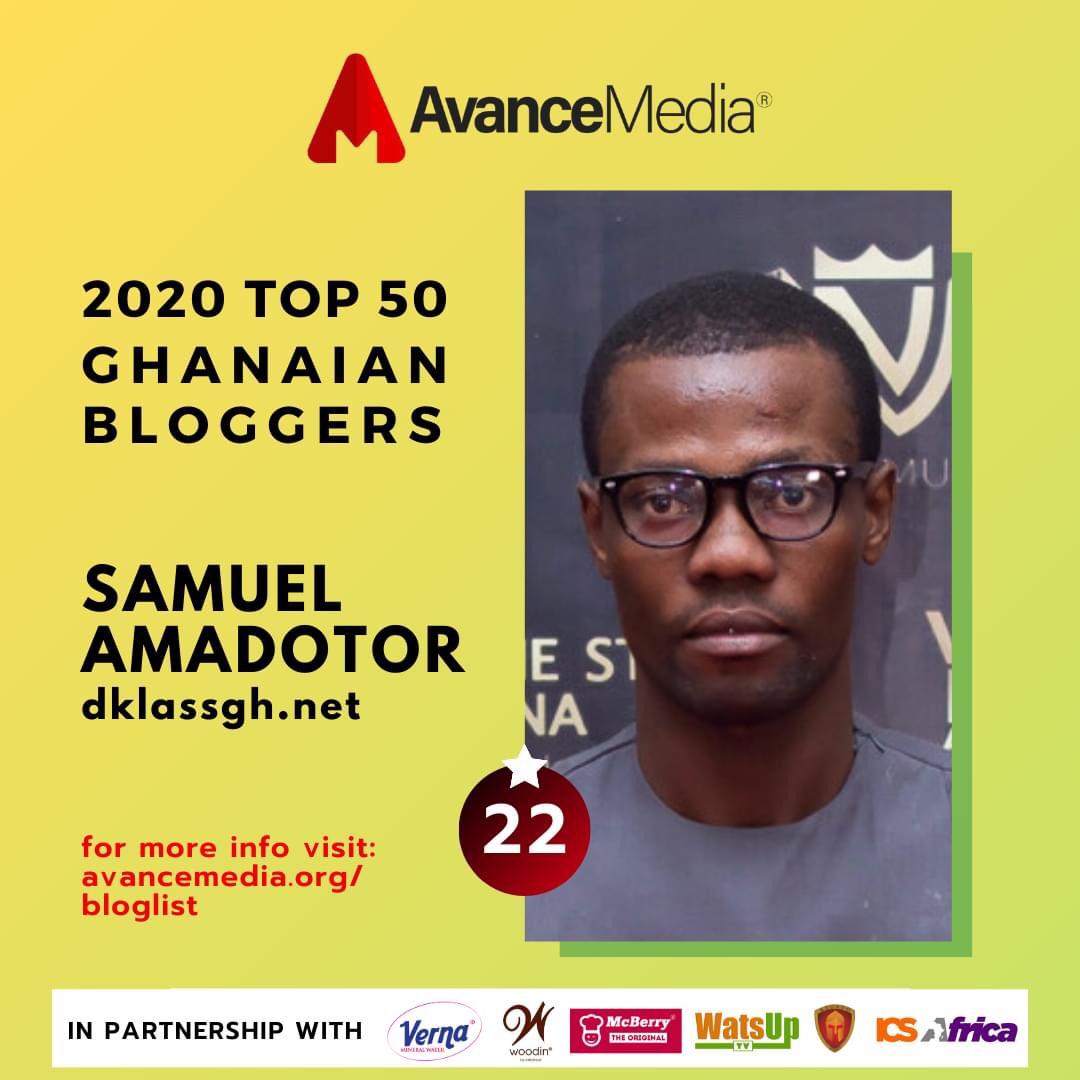 Sellally_Global's tweet photo. My brother is number 22 on the graph that seek to project 2020 best 50 bloggers in Ghana ๐ฌ๐ญ
I am not surprised. With the humility, he takes correction & criticism of his work and tries to be better at every story he works on, he should even rise above 22 yet. Congrats #DKlass https://t.co/yXKBTZT5p9