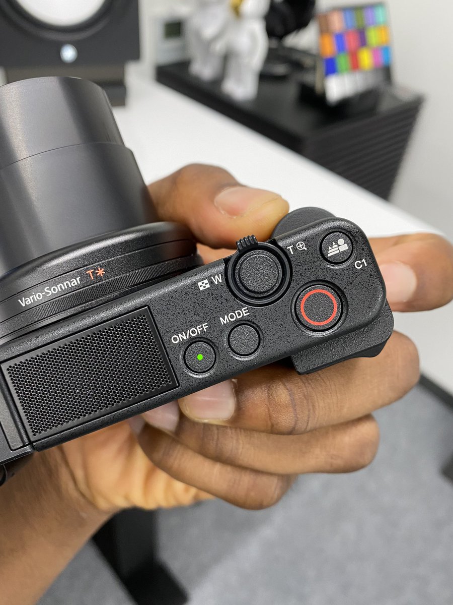 Sony unveiled their ZV-1 'Content Creator Camera' that they've been teasing:

20.1MP 1' CMOS Sensor
Shoots Internal 4K video
Approx 24-70 f/1.8-2.8 lens
Advanced autofocus + eye tracking
Articulating non-touch LCD screen
High quality mic array
MicroUSB
Big record button

$799