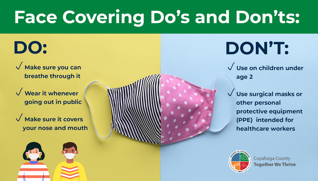 Going out with your mask today? Remember these do's and don'ts ⤵️