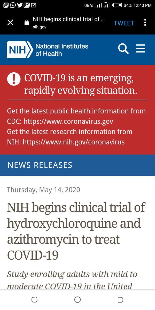 This is what the NHI said about the safety concerns of HCQ and Az when it was about to begin clinical trials: "while HCQ and Az are considered safe in most ppl they can cause side effects ranging from... to, RARELY, heart rhythm problems..." We know what rarely means right?