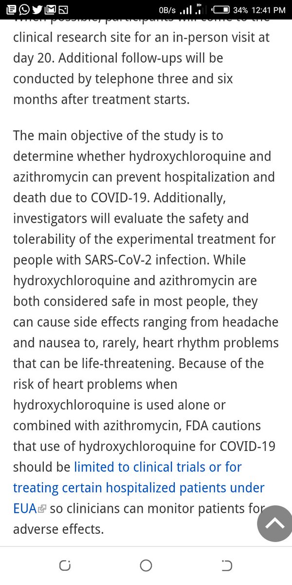 This is what the NHI said about the safety concerns of HCQ and Az when it was about to begin clinical trials: "while HCQ and Az are considered safe in most ppl they can cause side effects ranging from... to, RARELY, heart rhythm problems..." We know what rarely means right?