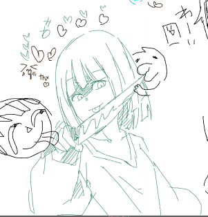 いいねがついて笑ってるw扱いそれでいいのか!www( '艸`)
過去の絵チャのSS漁ったけど雑談で殴ったりとかで
意外とSSなくて外国の方からの印象であろう描いてくれたSS張っとくわwww
良く見ると茶色いのが私ですヾ(*ΦωΦ)ノw