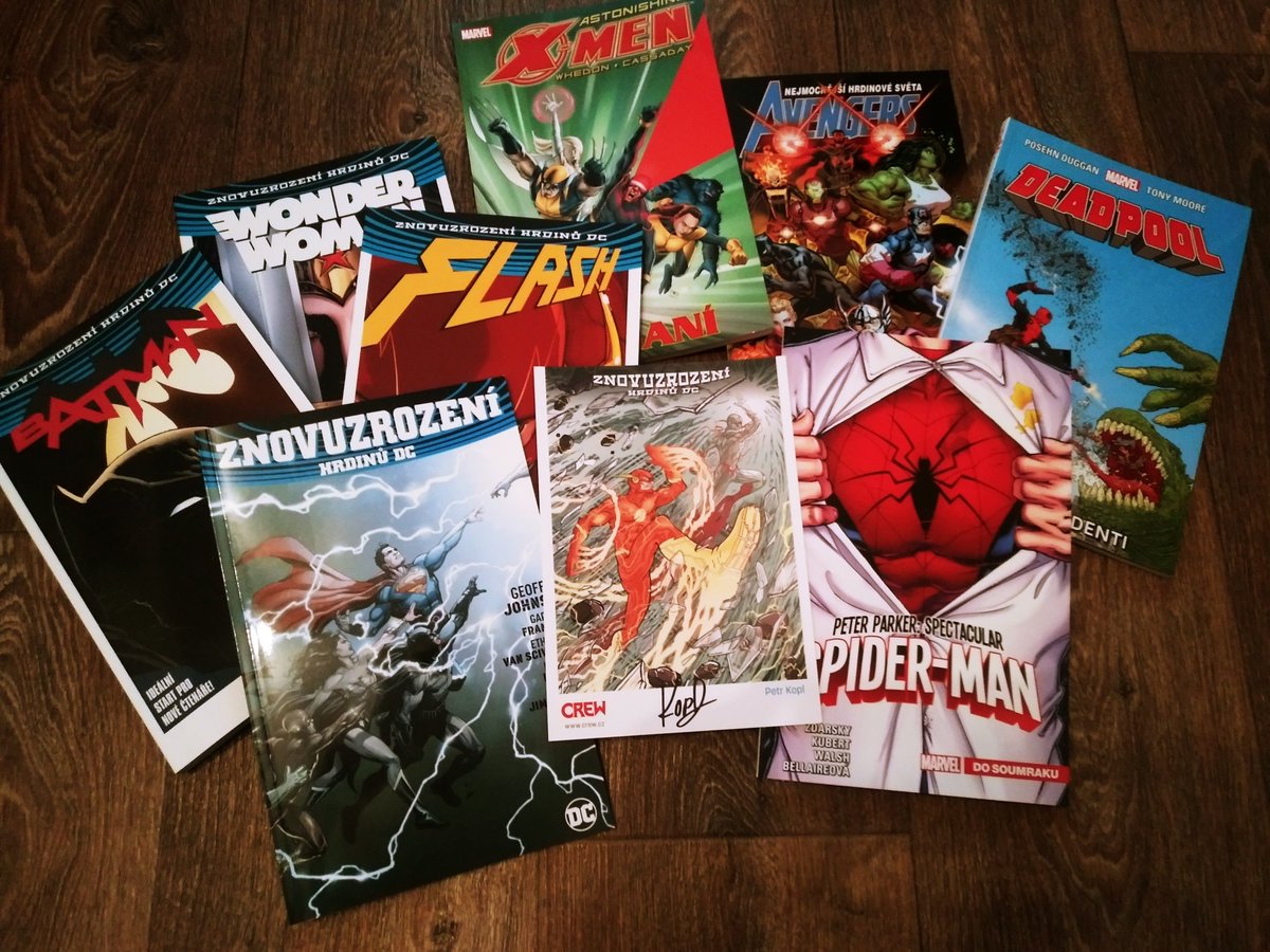 AriArenka's tweet photo. A poslední balíček 📦 📚 #crew #komiksy https://t.co/Dq0dUOhDmd