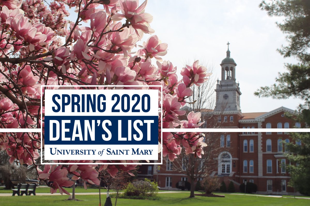 The University of Saint Mary has released the Spring 2020 Dean’s List. Congratulations, Spires! Read the list at stmary.edu/article/194