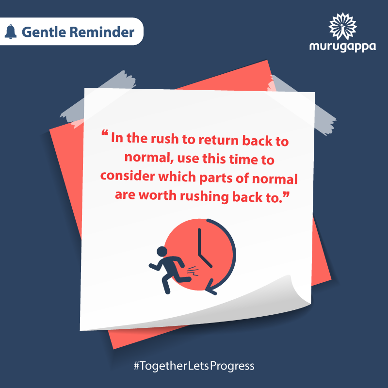 Murugappa_Group's tweet photo. Let us all pledge to follow safety measures and remember that we are all in it together!
#TogetherLetsProgress #GentleReminder #StaySafe #StayHome #InItTogether #StayHomeStaySafe #BePositive https://t.co/Una6iaUEuX